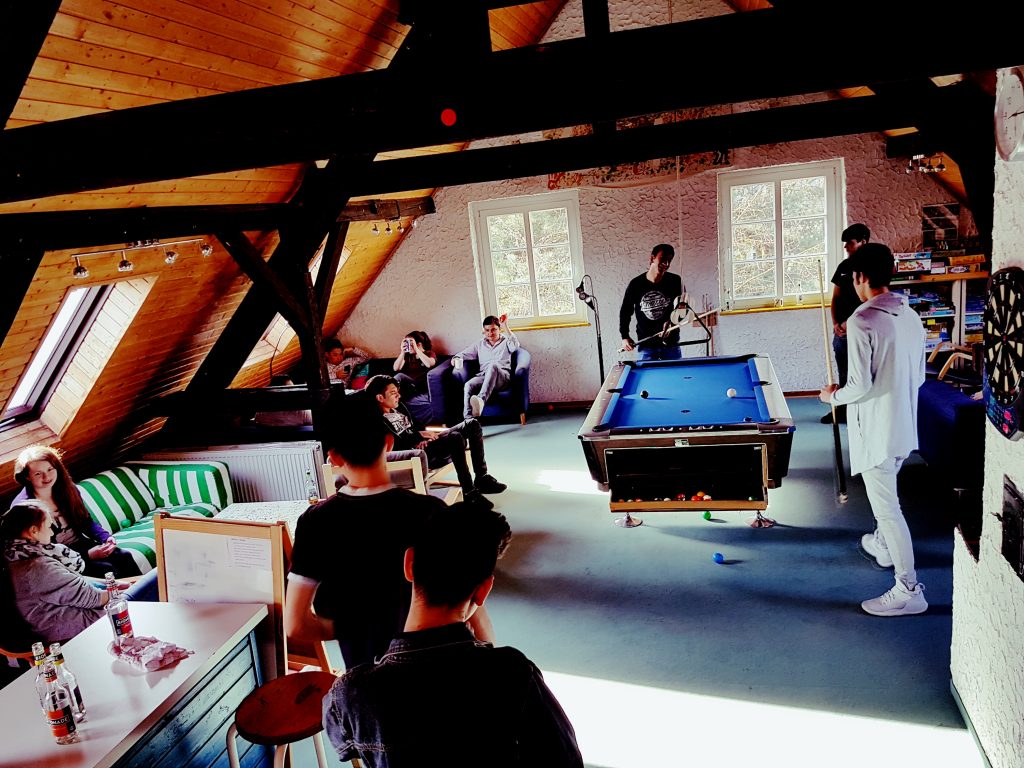 Raumansicht der Teestube in der Alten Schule