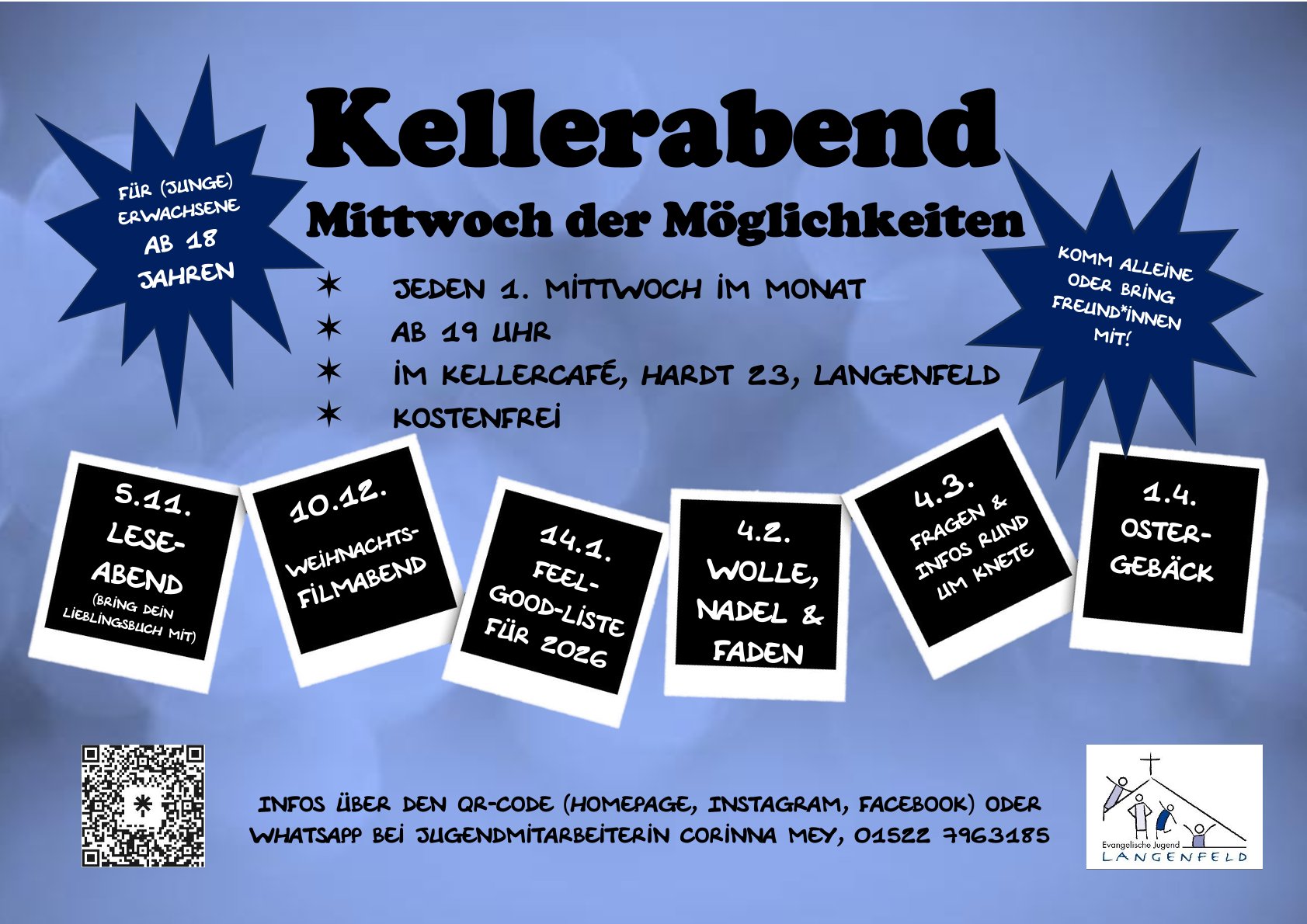 Mehr über den Artikel erfahren Kellerabend – Mittwoch der Möglichkeiten