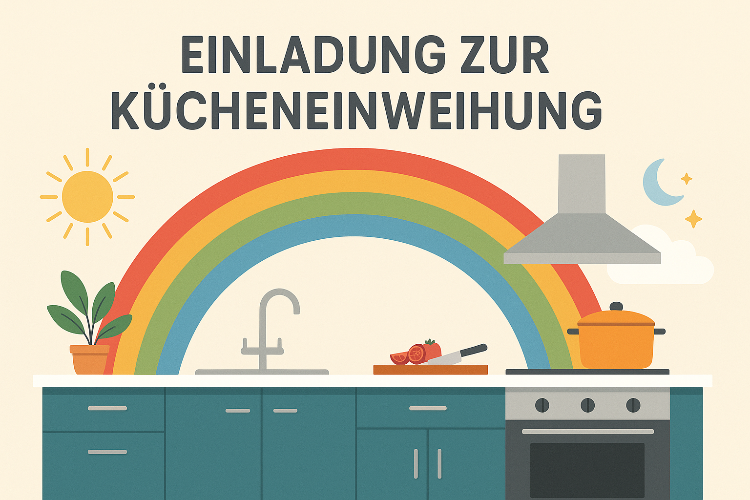 Du betrachtest gerade Einladung zur Kücheneinweihung: Die KiTa-Küche „Unterm Regenbogen“ steht!