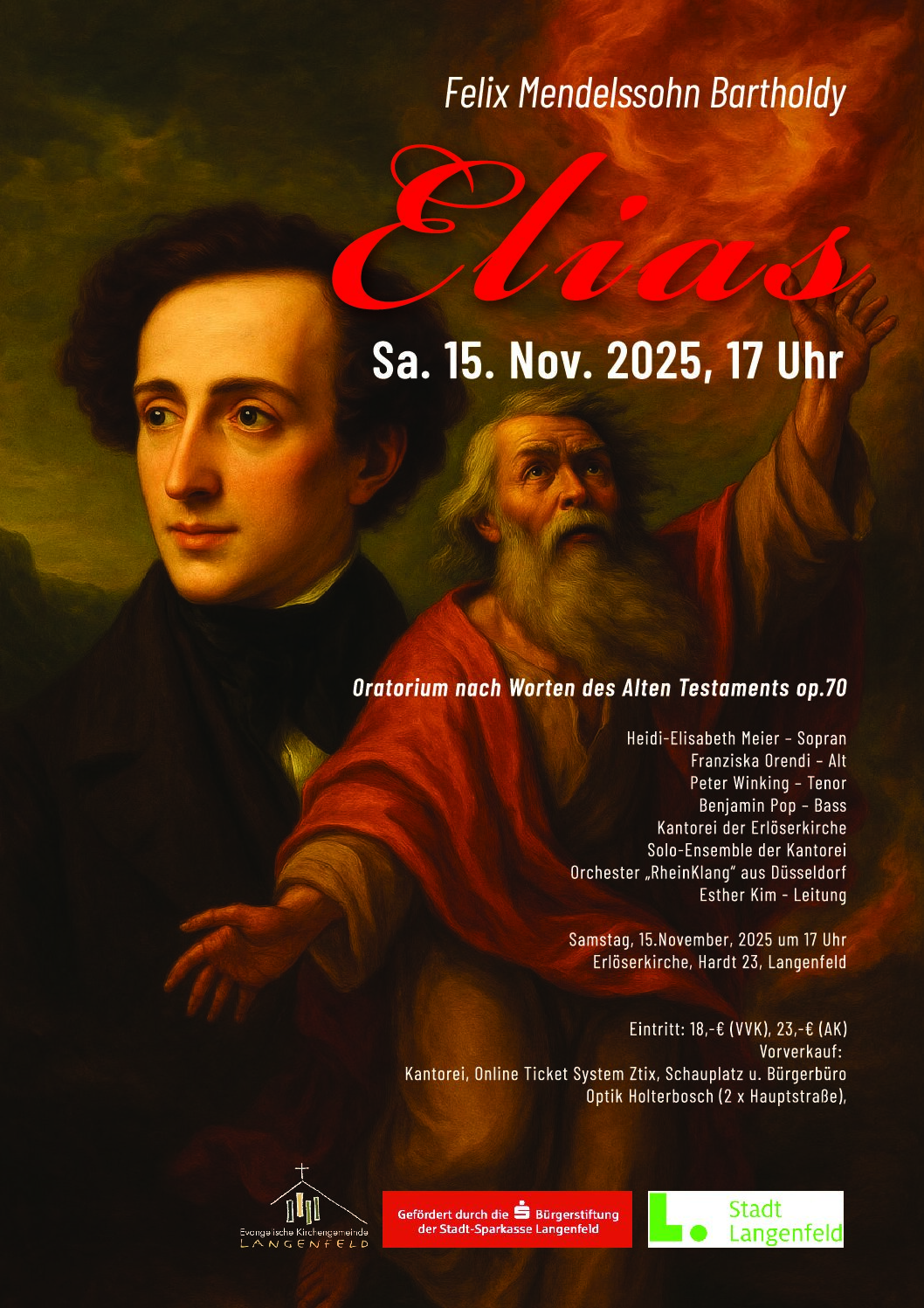 Mehr über den Artikel erfahren Großes Chor- und Orchesterkonzert: ELIAS