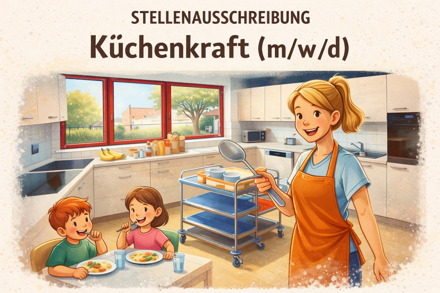 Mehr über den Artikel erfahren Küchenkraft (m/w/d) für unsere Kindertageseinrichtung