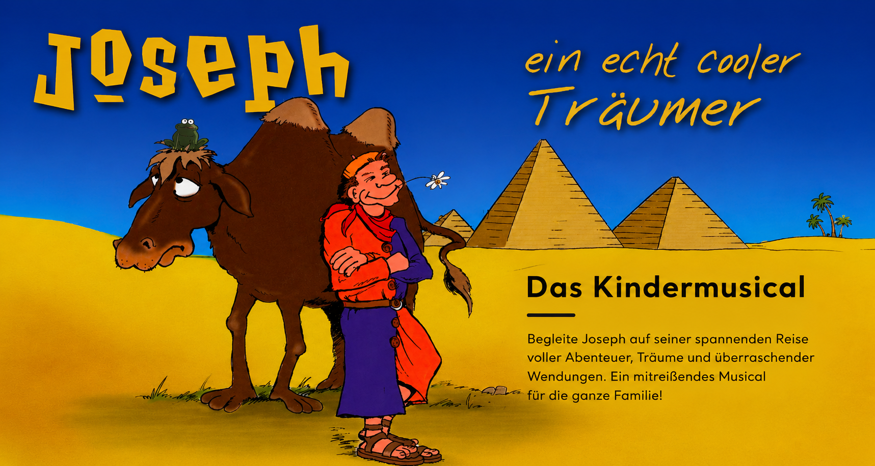 Mehr über den Artikel erfahren Aufführung Kindermusical „Josef – ein cooler Träumer“