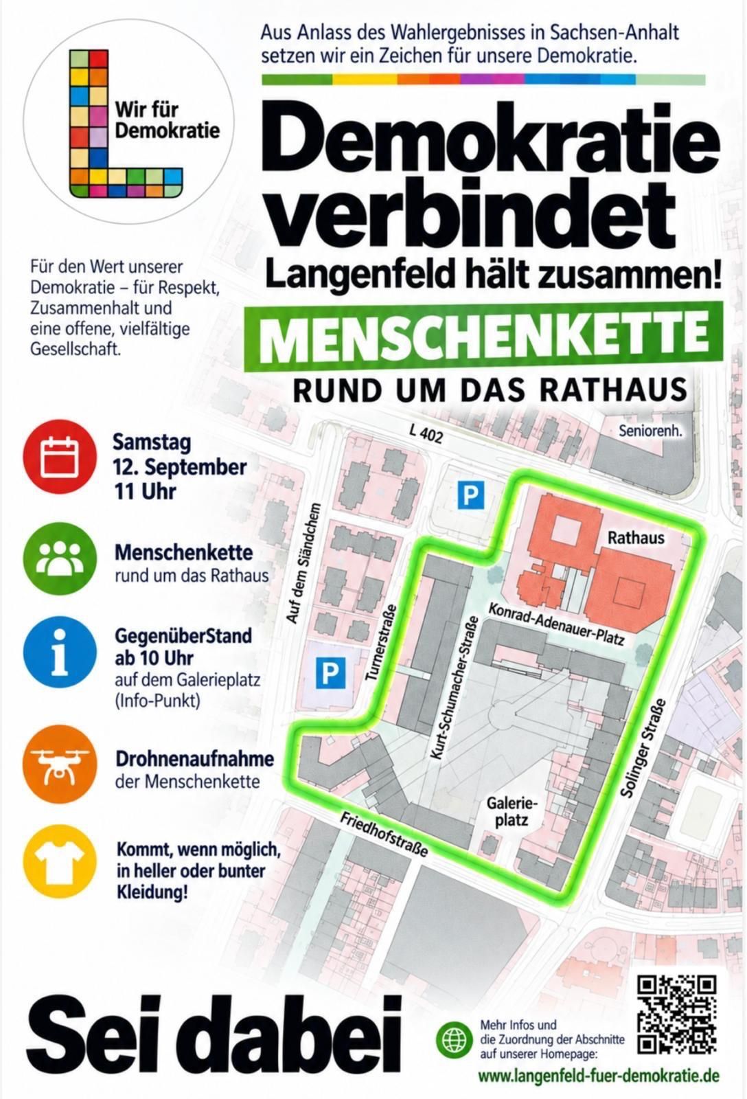 Du betrachtest gerade Wir setzen ein Zeichen für unsere Demokratie